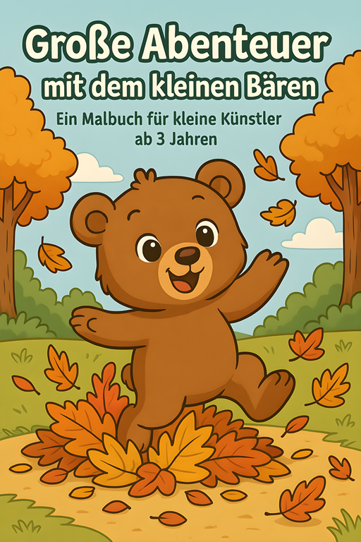 Bären-Malbuch Cover