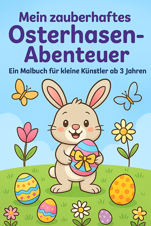 Osterhasen-Malbuch Cover
